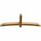 Ekena Millwork Bellingham Rough Sawn Timber Gable Bracket, Western Red Cedar, 72"W x 27"H x 4"D x 4"F, 9/12 Pitch GBW072X27X0404BEL00RWR - alternate 5